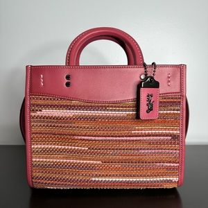 Coach Rogue 25 upwoven leather